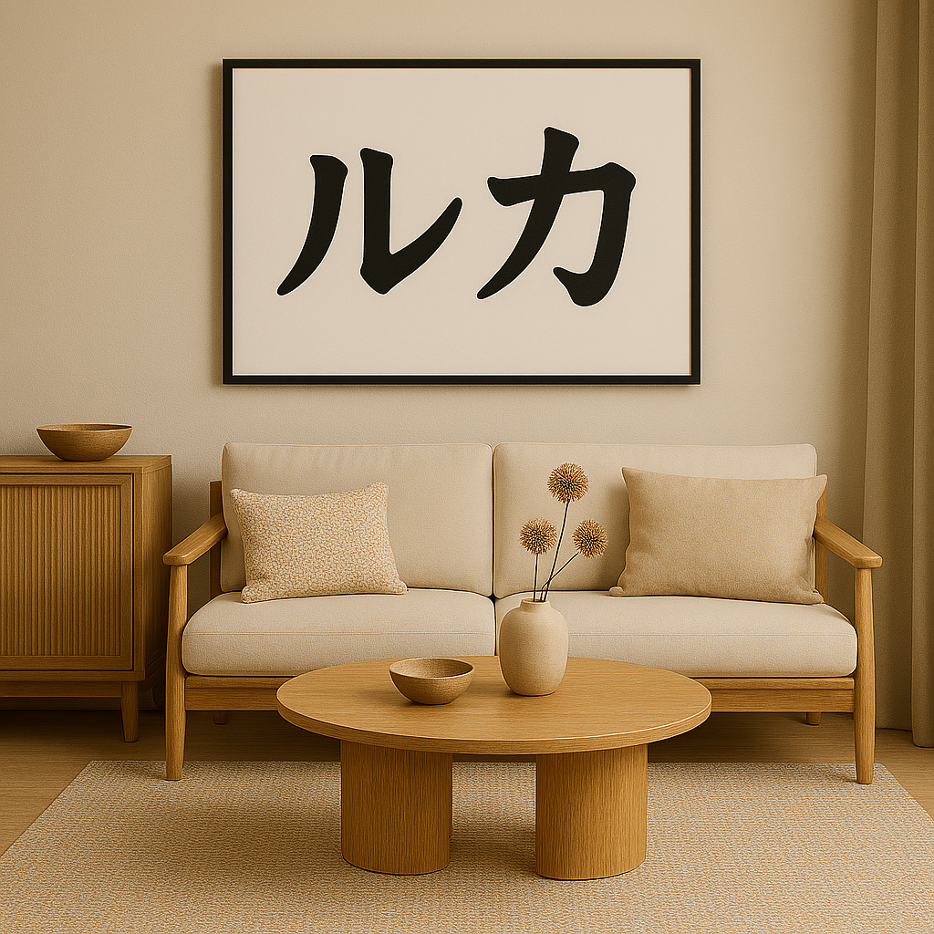 Japandi wall art, Japanese calligraphy decor, Zen-inspired artwork, personalized calligraphy, handmade calligraphy art